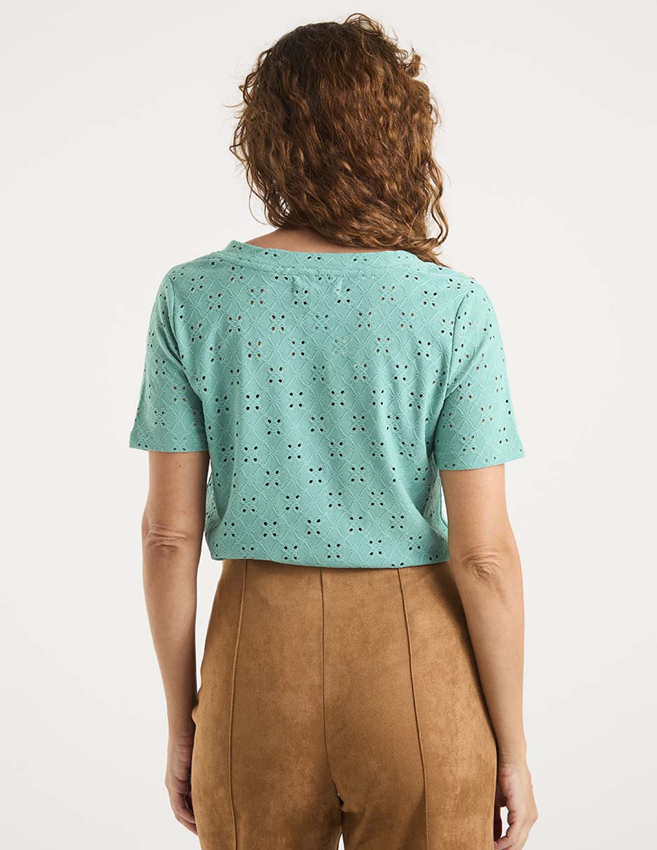 Blusa manga corta para mujer 2