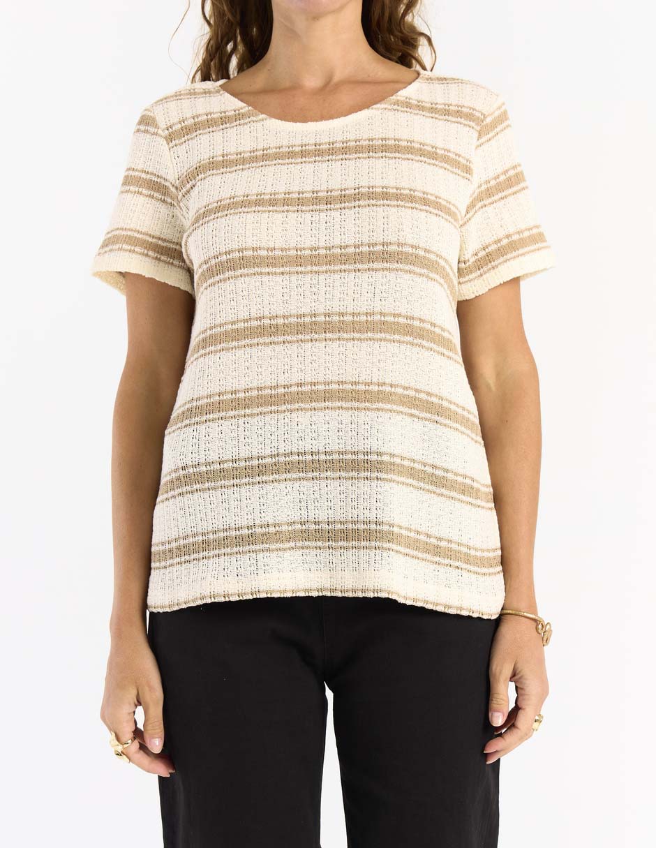 Playera manga corta cuello redondo para mujer 4