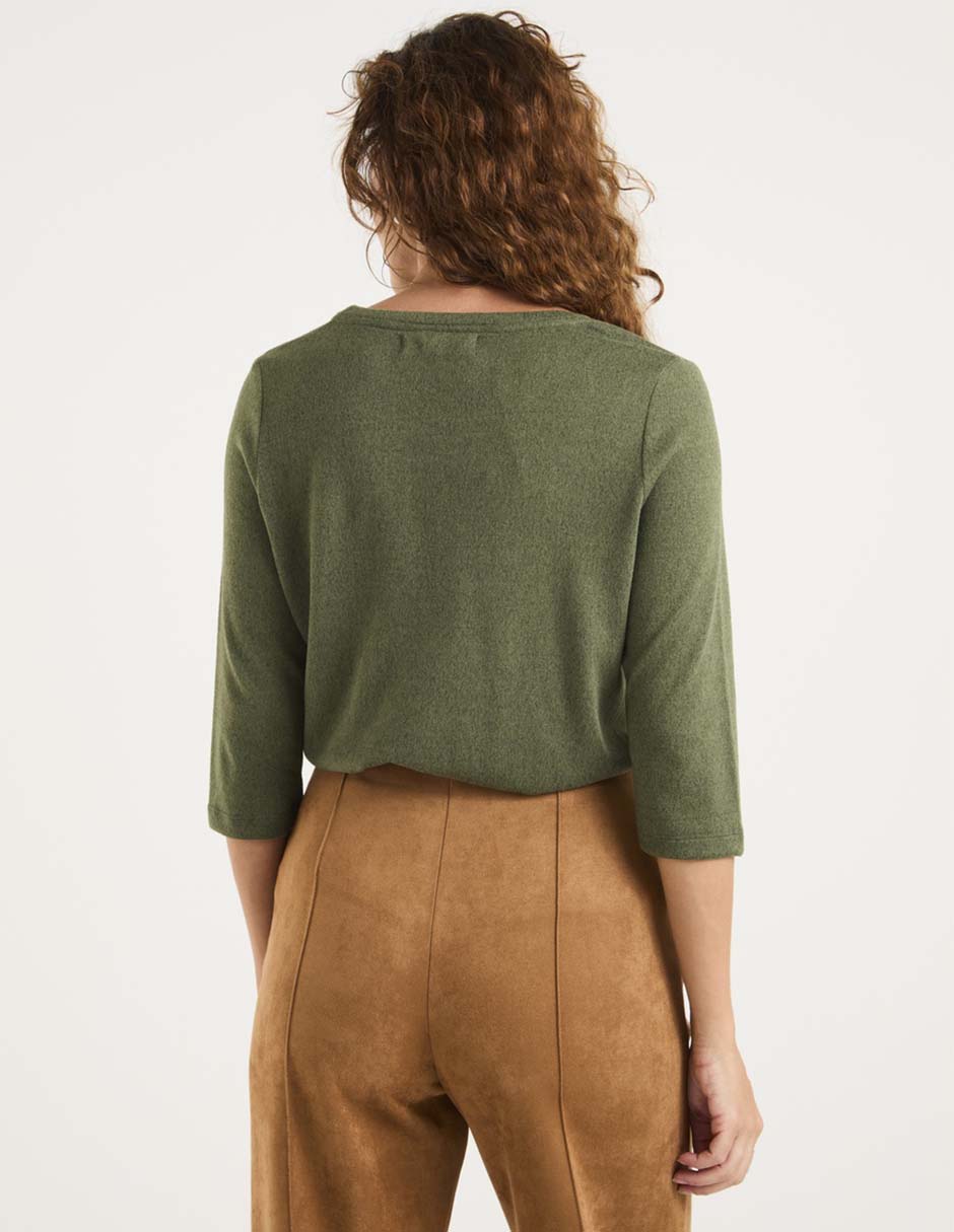Blusa manga 3/4 para mujer 2