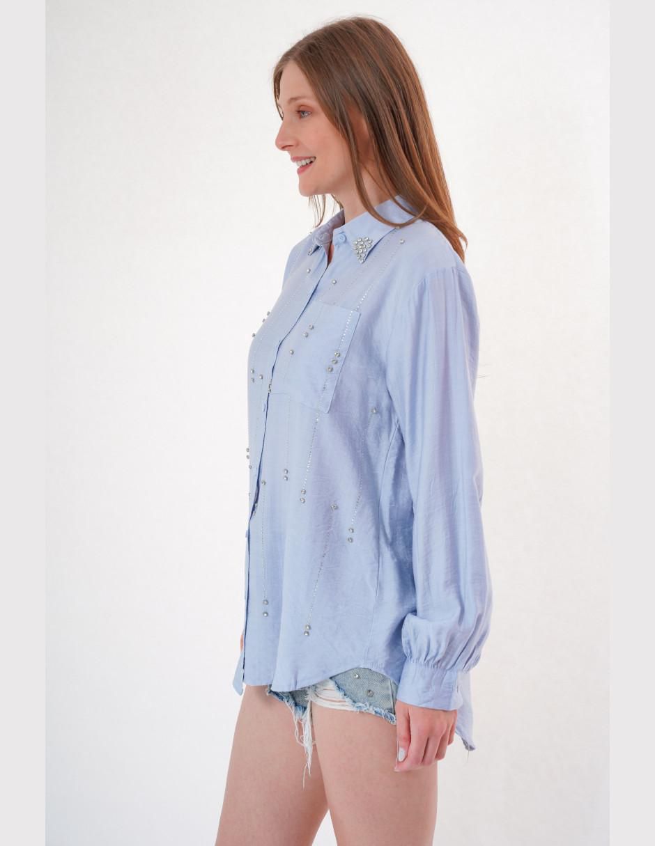 Blusa manga larga para mujer 3
