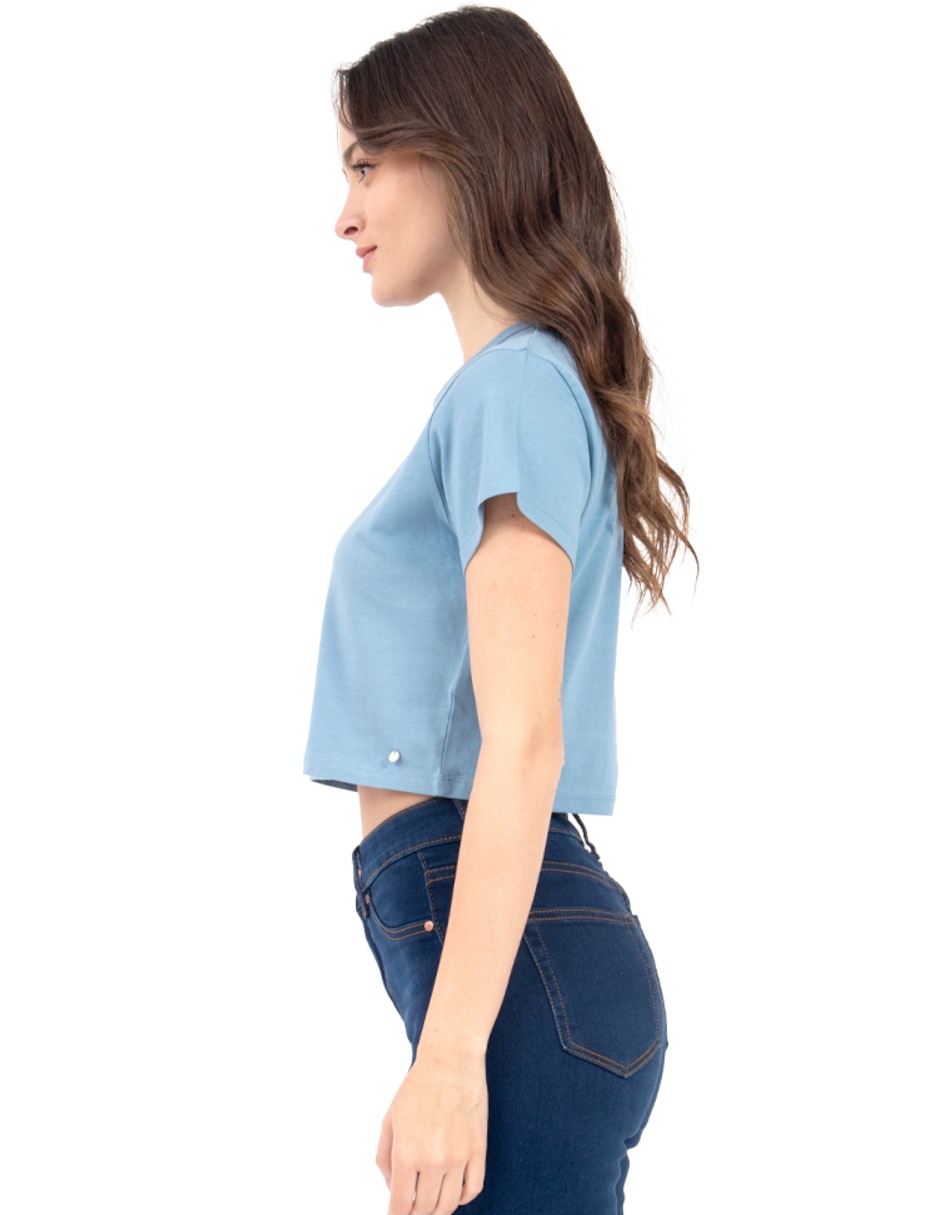 Blusa manga corta para mujer 2