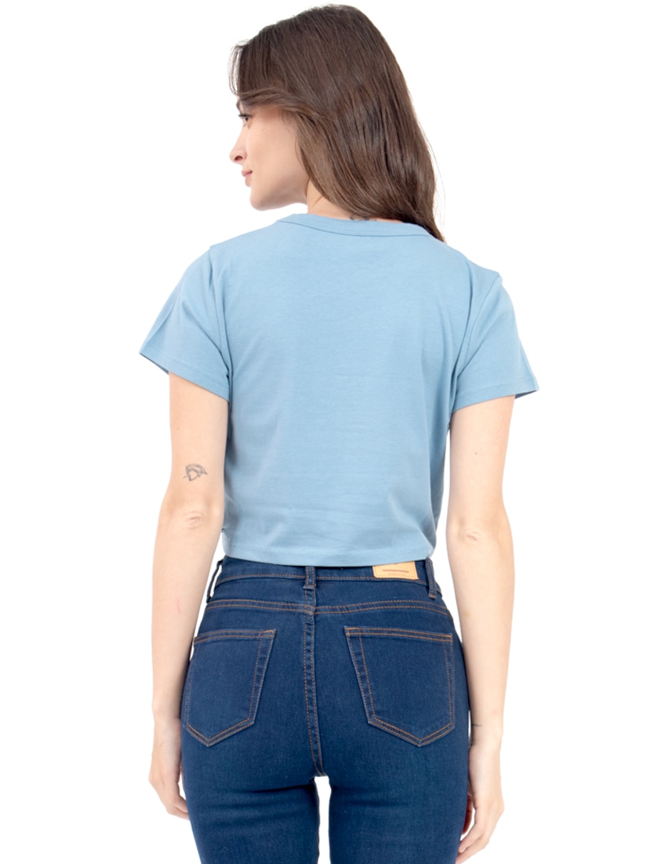 Blusa manga corta para mujer 3
