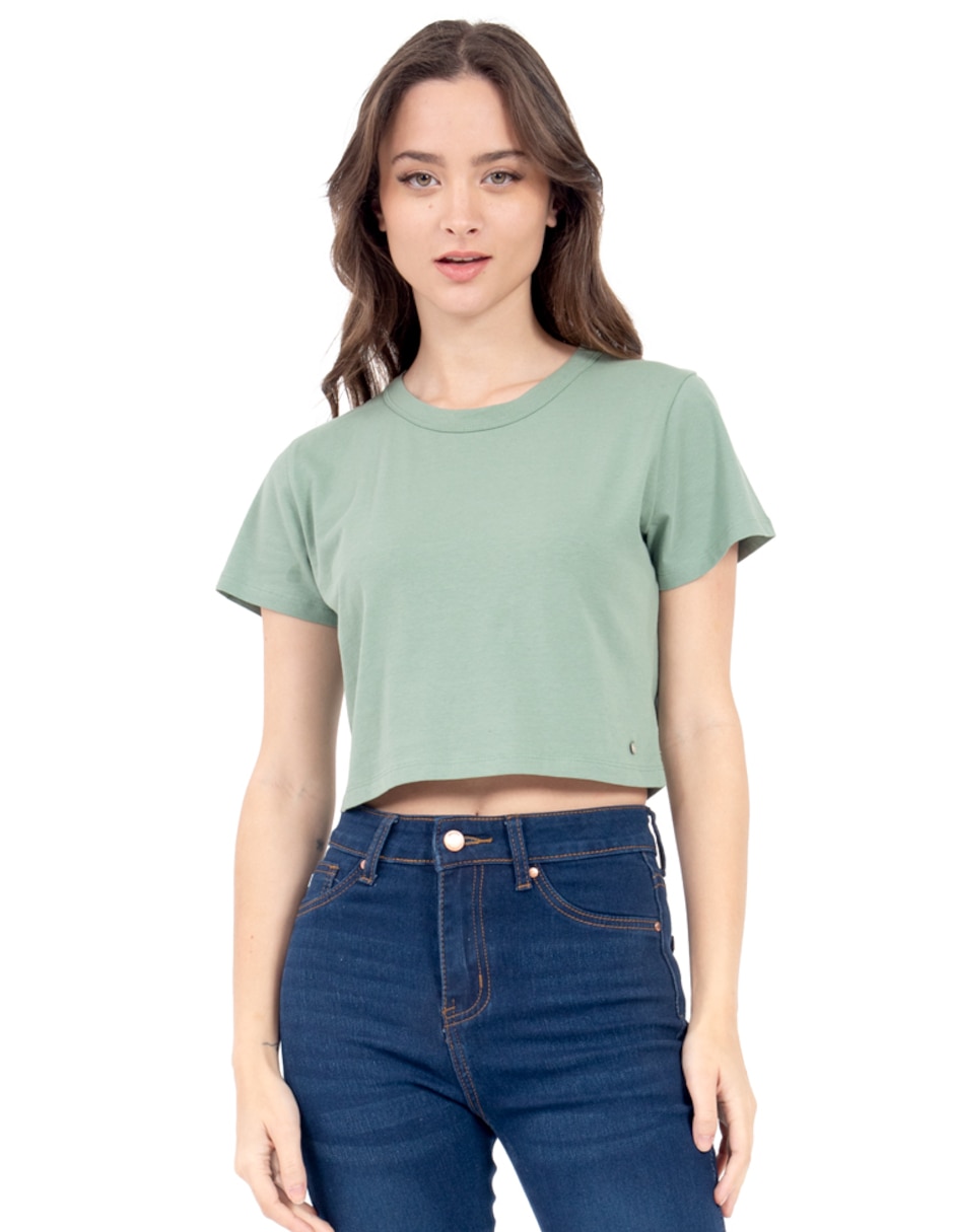 Blusa Quarry manga corta para mujer