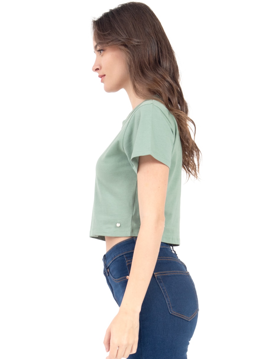 Blusa Quarry manga corta para mujer