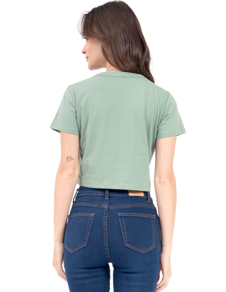 Blusa Quarry manga corta para mujer