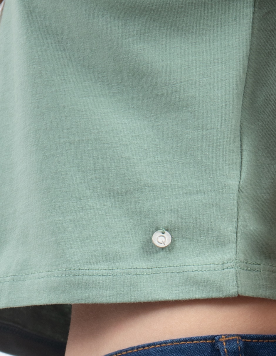 Blusa Quarry manga corta para mujer