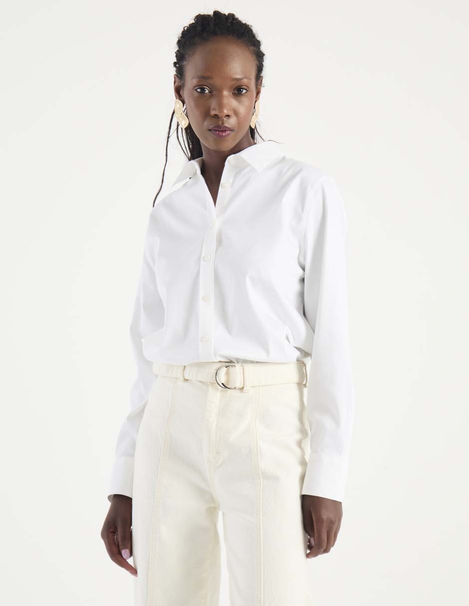 Blusa manga larga para mujer