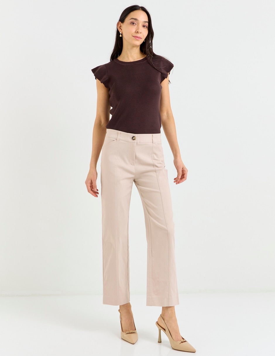 Pantalón capri Chico'S straight para mujer