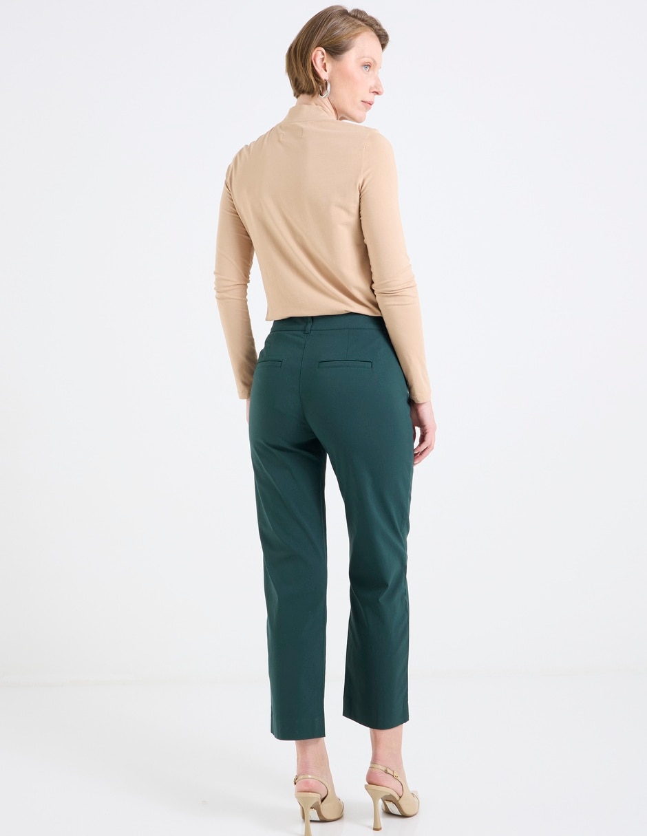Pantalón capri straight para mujer 2