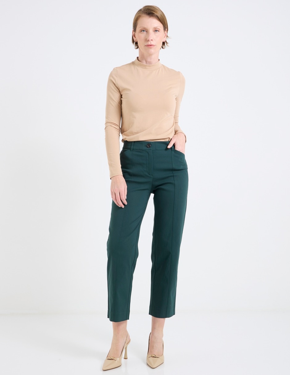 Pantalón capri straight para mujer 3