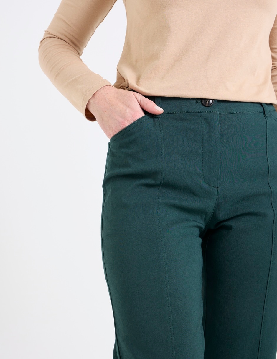 Pantalón capri straight para mujer 4