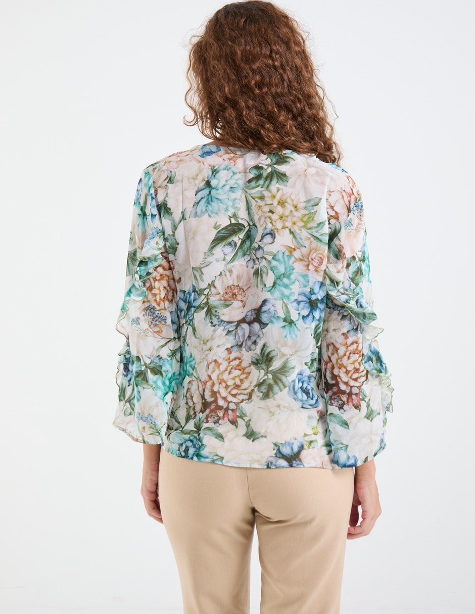 Blusa manga 3/4 para mujer 2