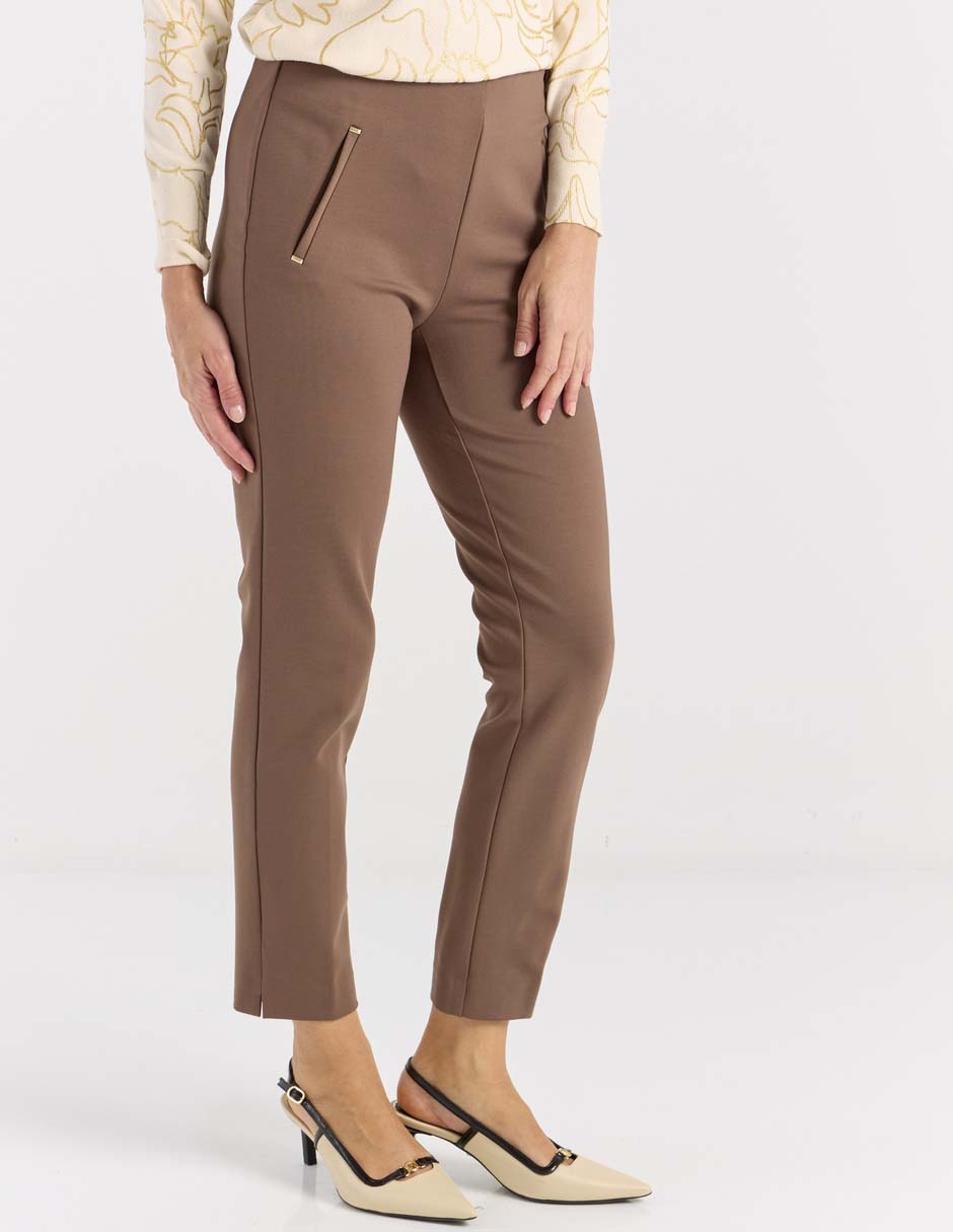 Pantalón de vestir slim para mujer