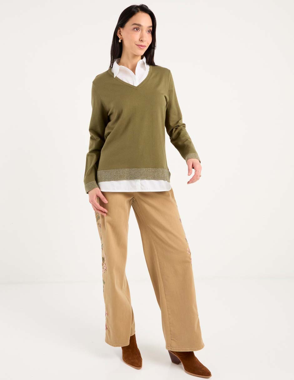 Jeans amplio para mujer 3