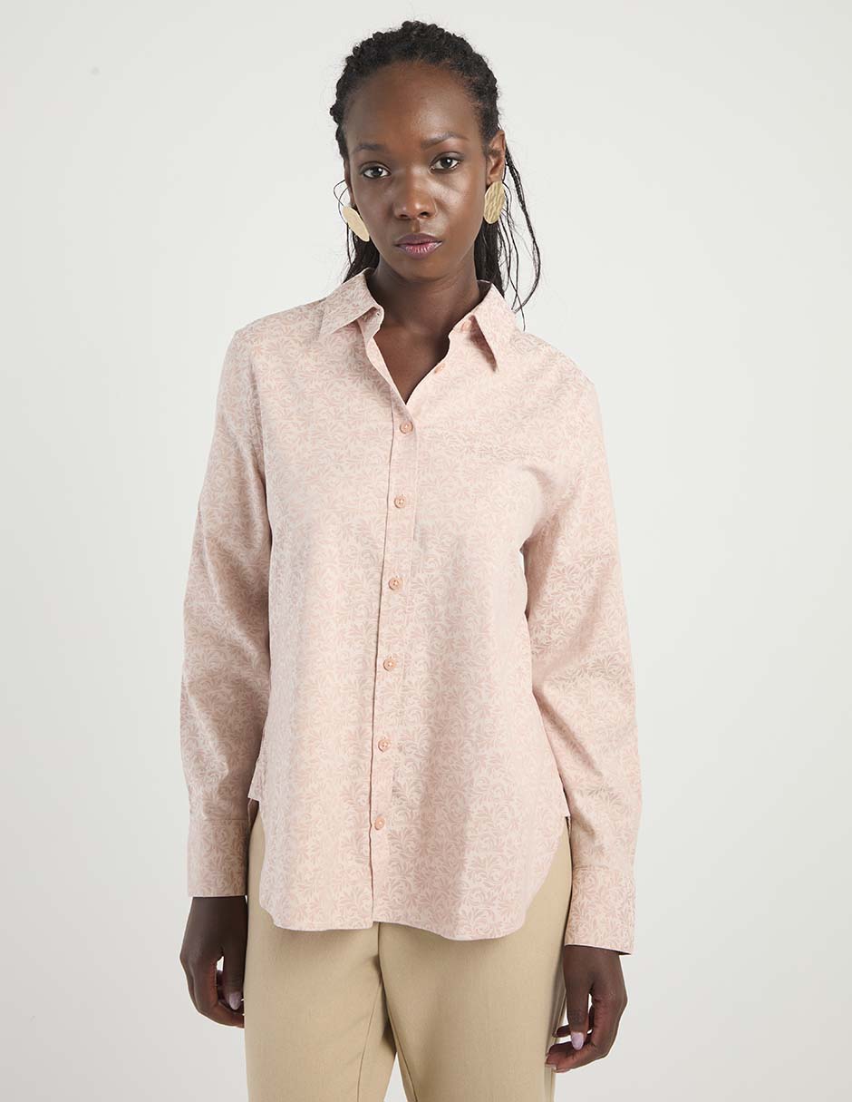 Blusa manga larga para mujer