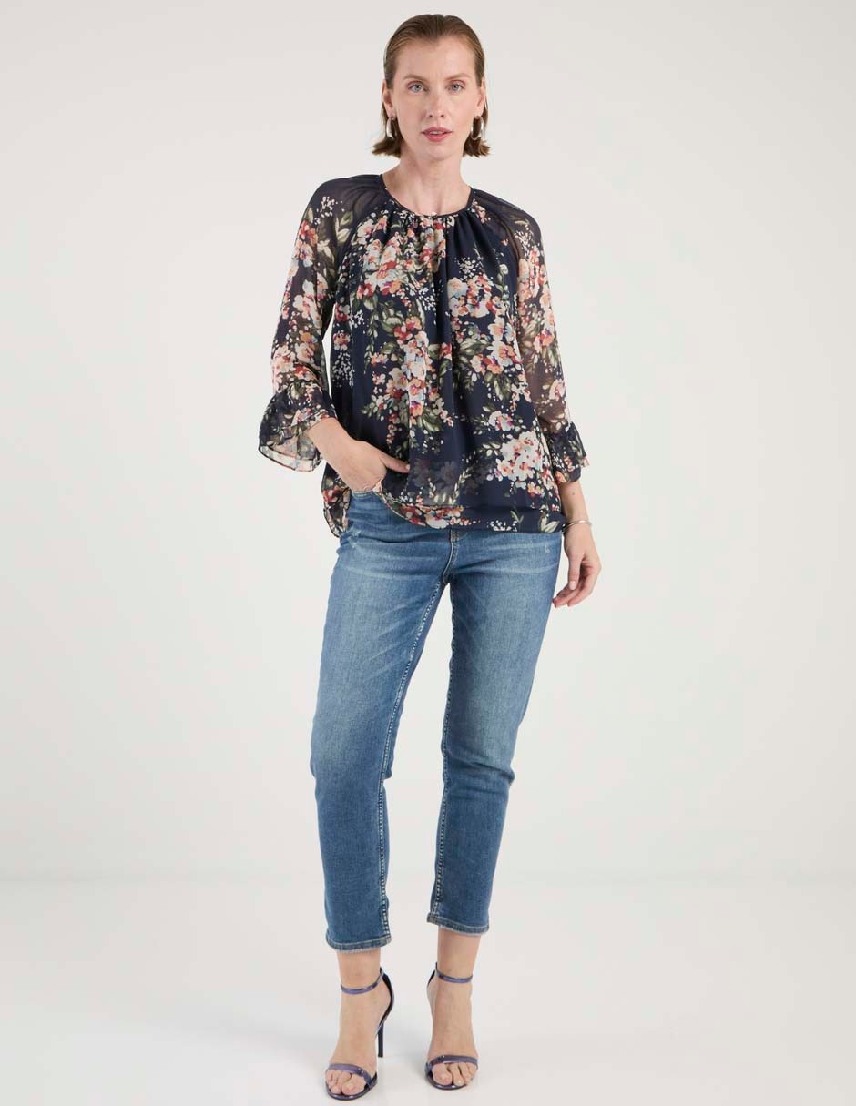 Blusa manga larga para mujer 3