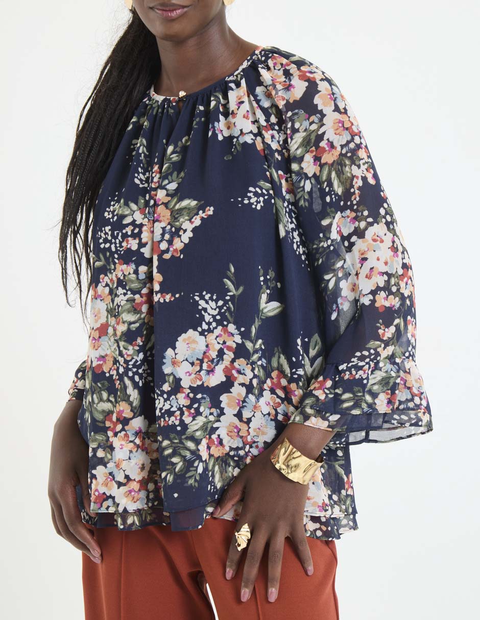 Blusa manga larga para mujer 5