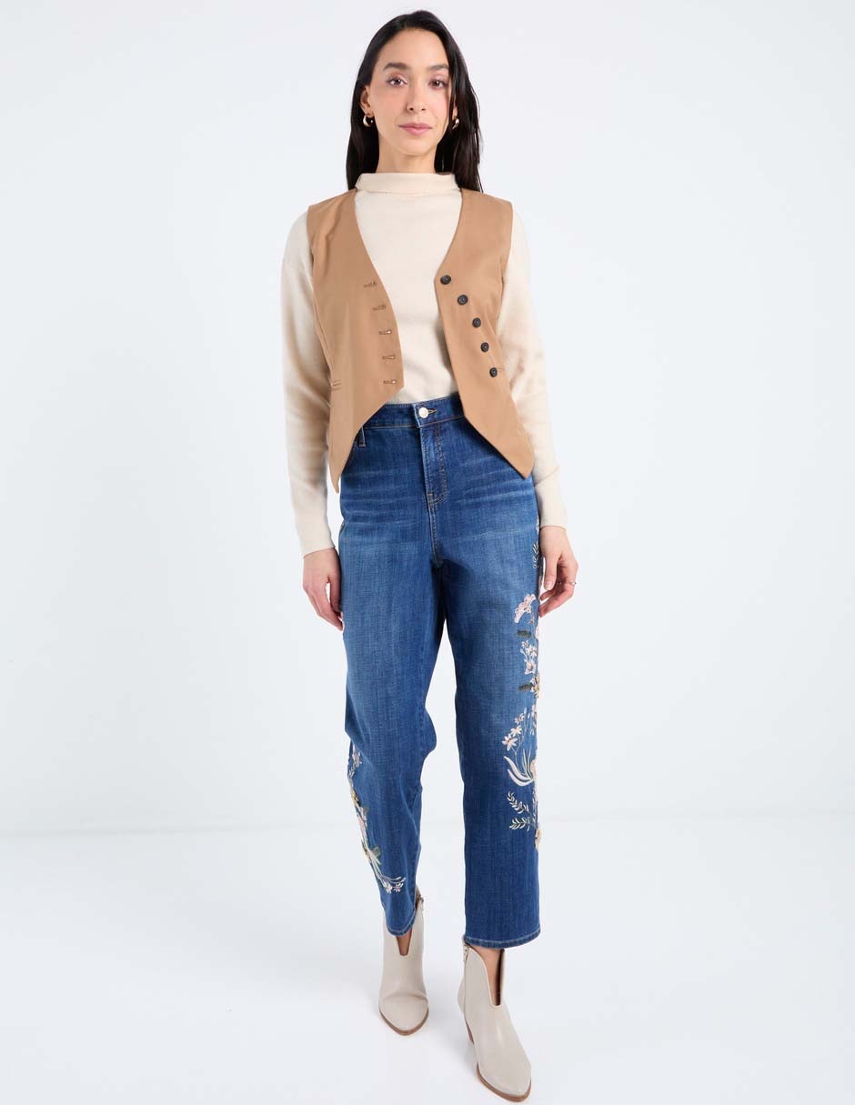 Jeans straight para mujer 3