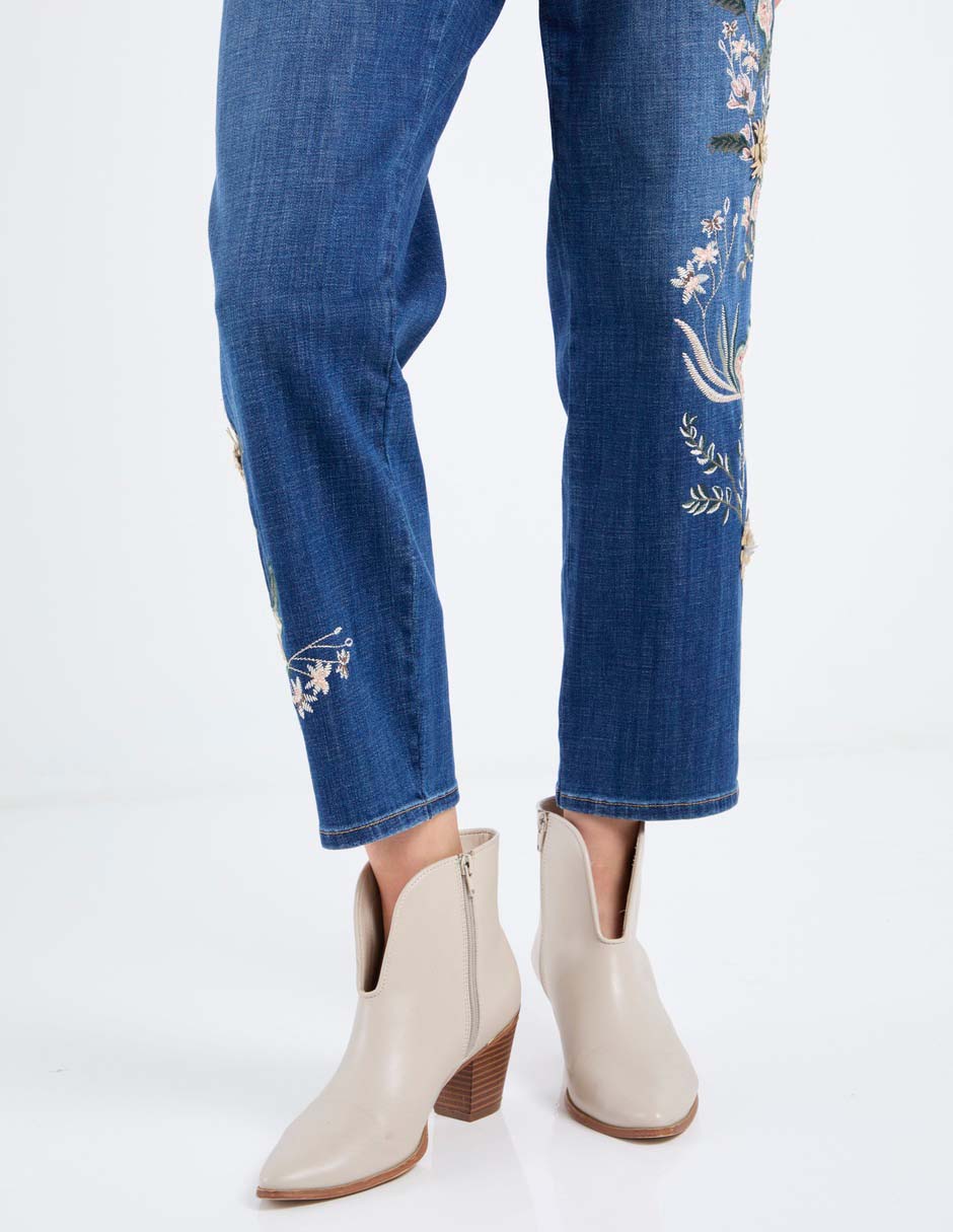 Jeans straight para mujer 4
