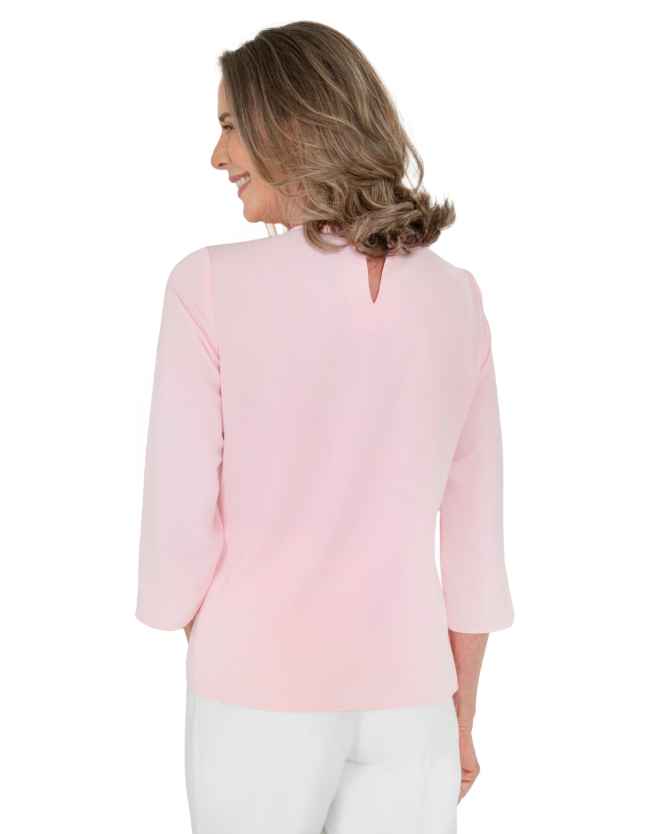 Blusa manga 3/4 para mujer