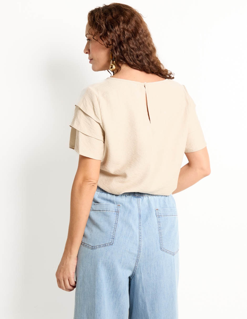 Blusa manga corta para mujer 2