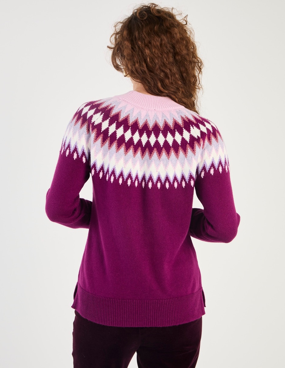 Suéter cuello redondo para mujer 2