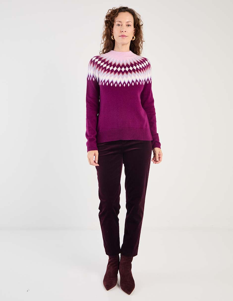 Suéter cuello redondo para mujer 3