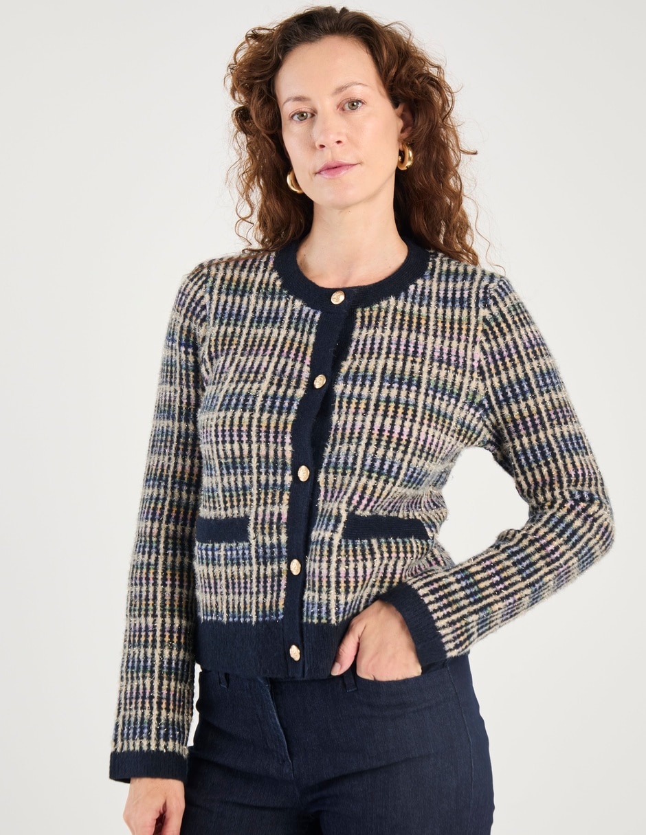 Suéter cuello redondo para mujer