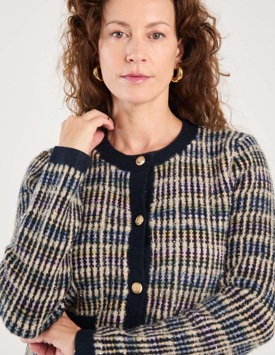 Suéter cuello redondo para mujer 4