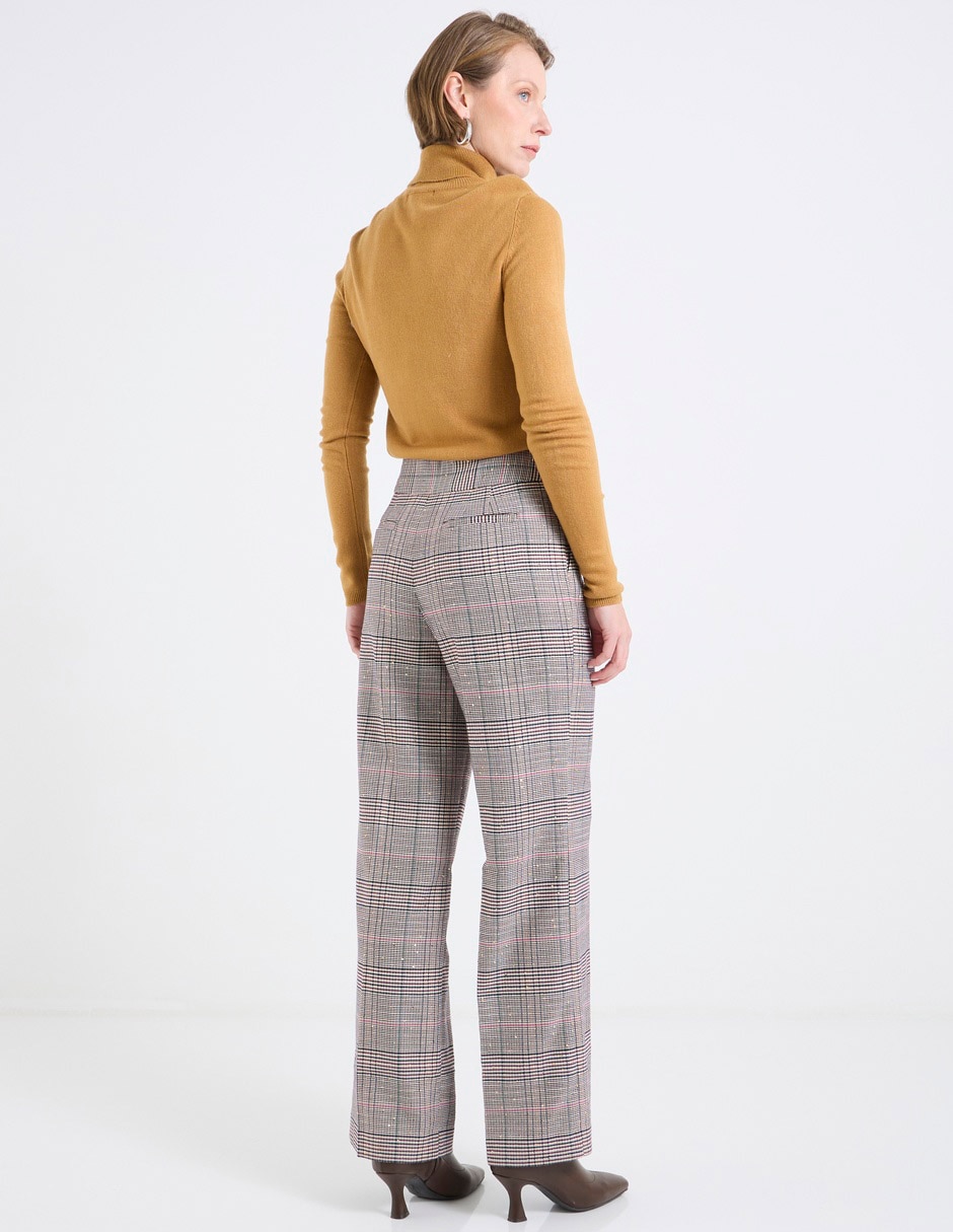 Pantalón de vestir wide leg para mujer 2