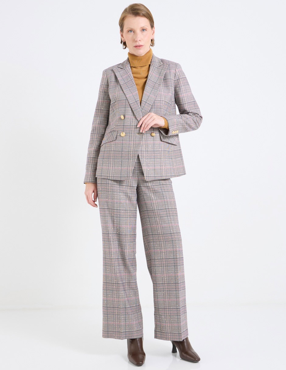 Pantalón de vestir wide leg para mujer 3
