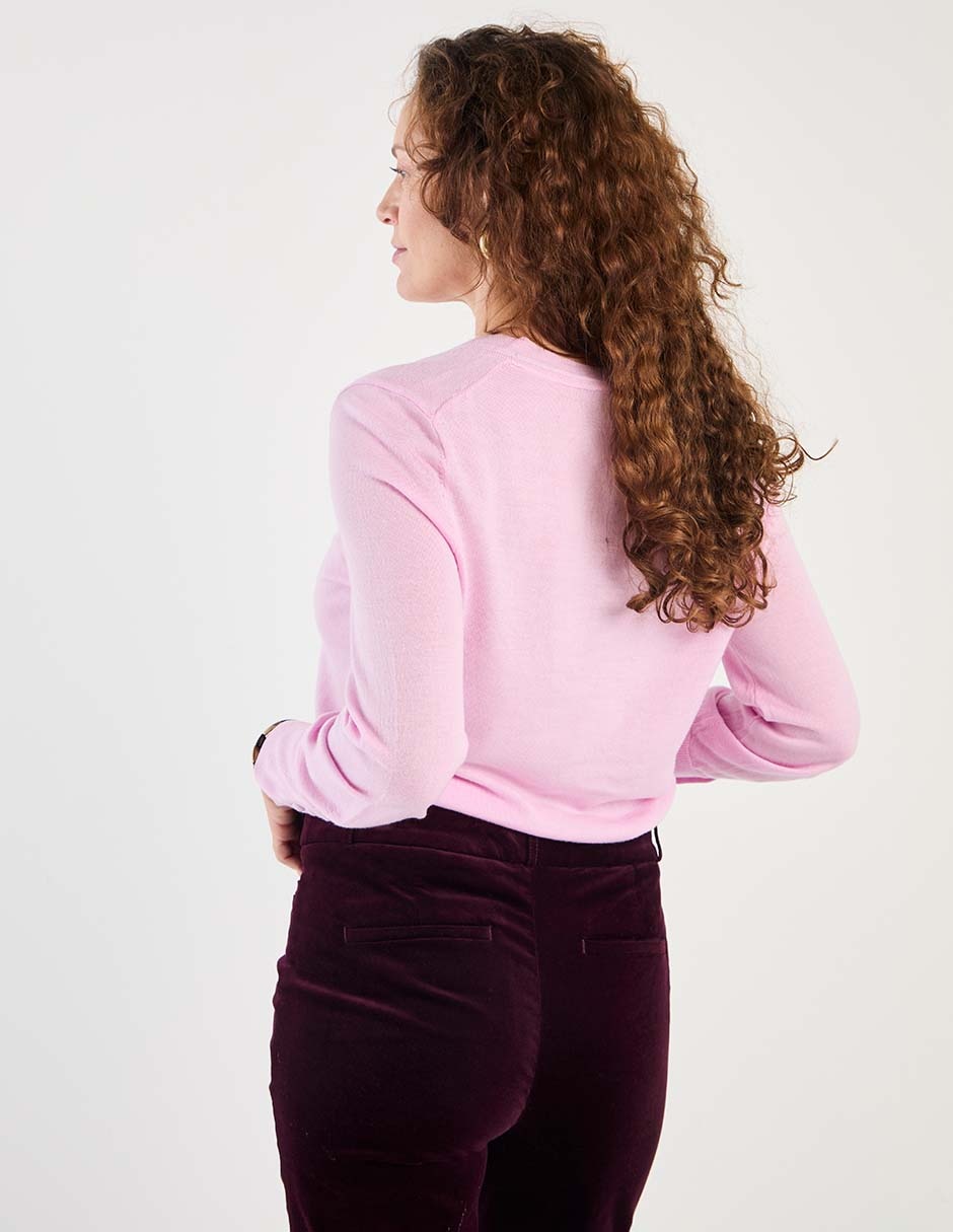 Suéter cuello redondo para mujer 2
