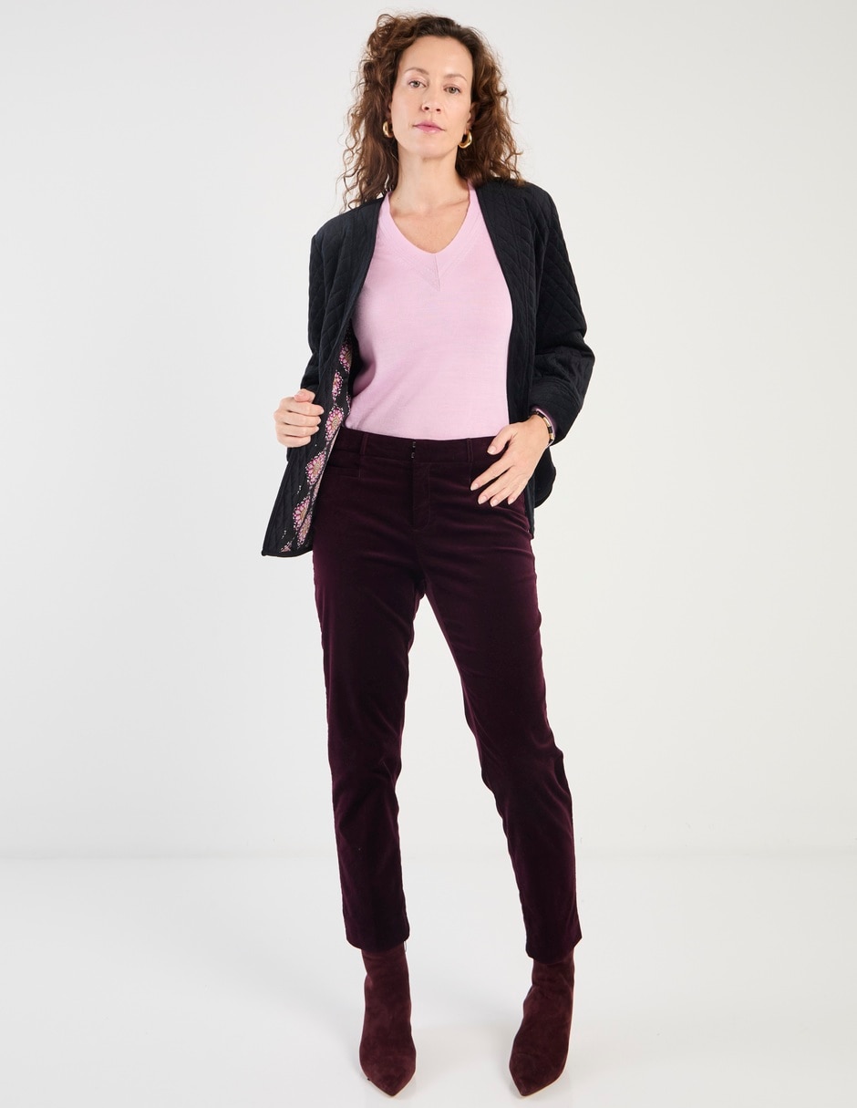 Suéter cuello redondo para mujer 3