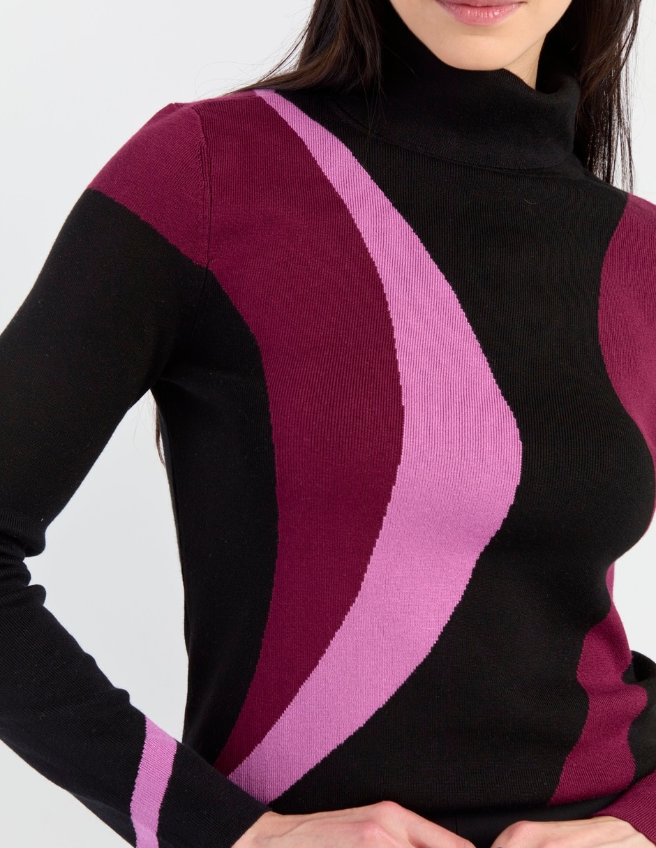 Suéter cuello tortuga para mujer 4