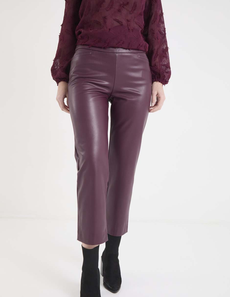 Pantalón capri straight para mujer