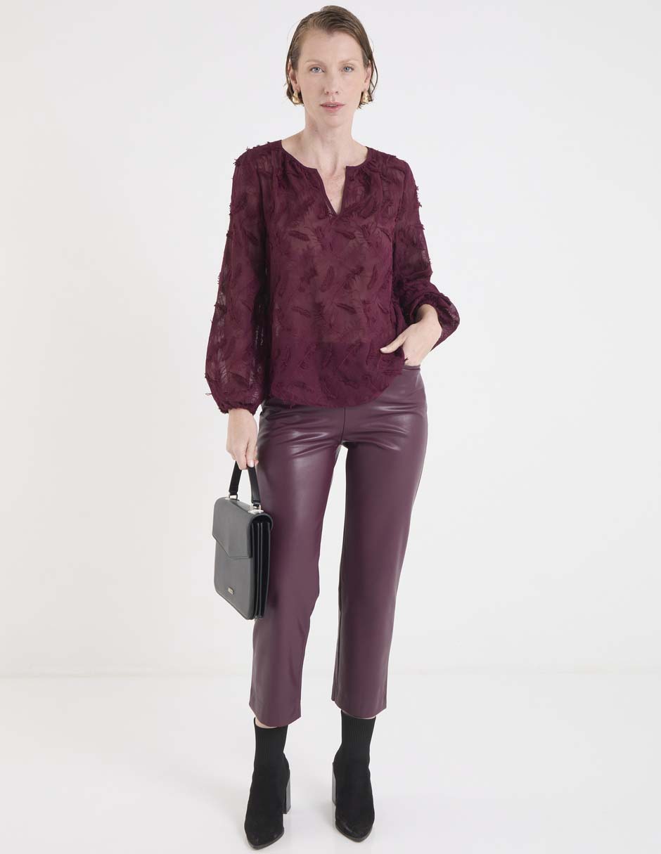 Blusa manga larga para mujer 3