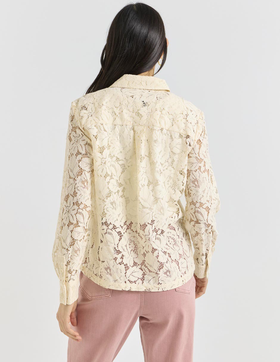 Blusa camisera manga larga para mujer 2