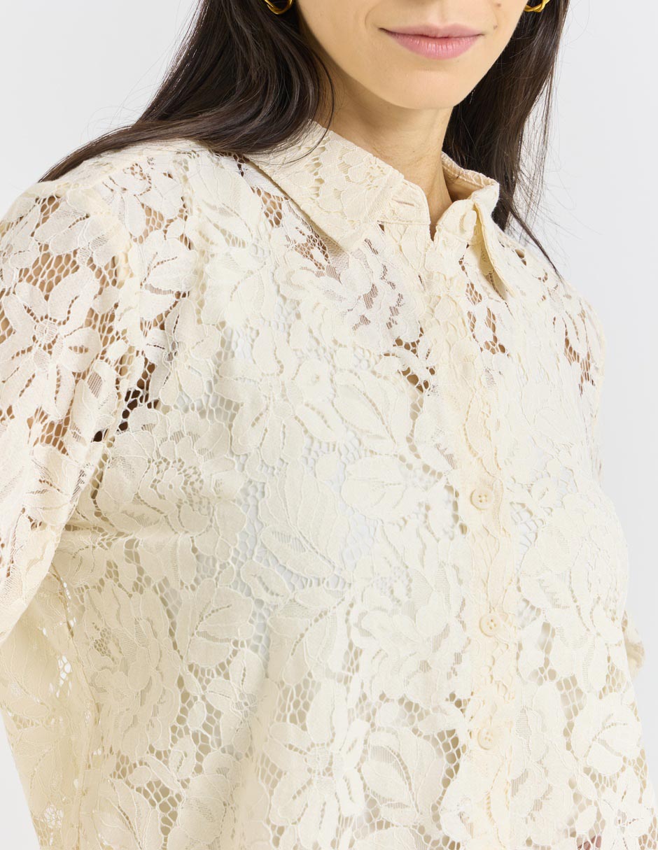 Blusa camisera manga larga para mujer 4