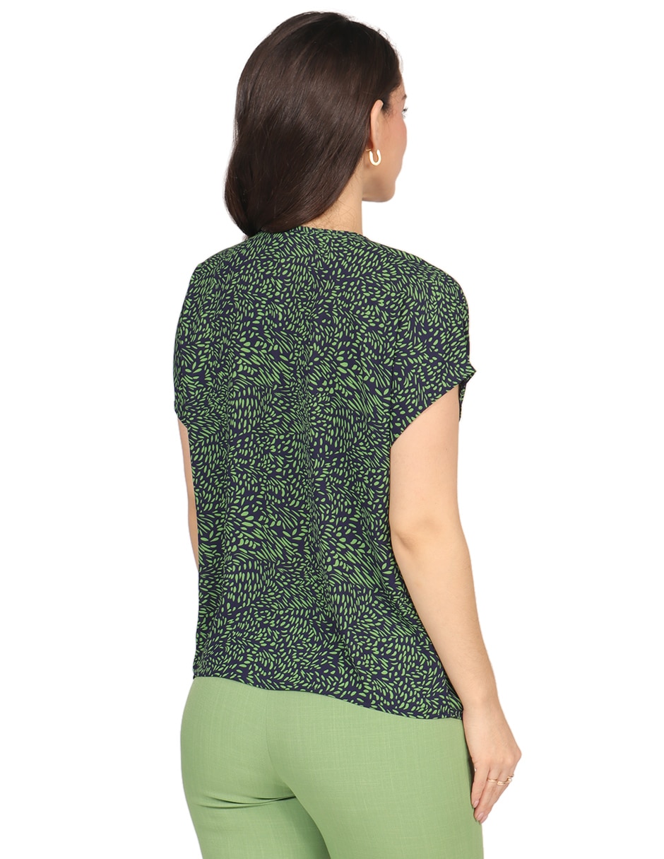 Blusa manga corta para mujer 6