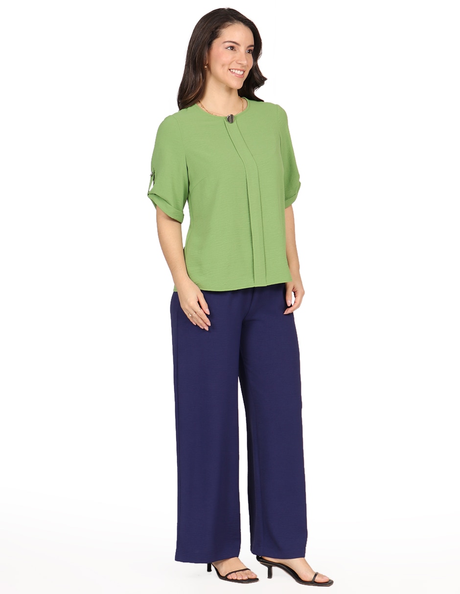 Blusa manga corta para mujer 2