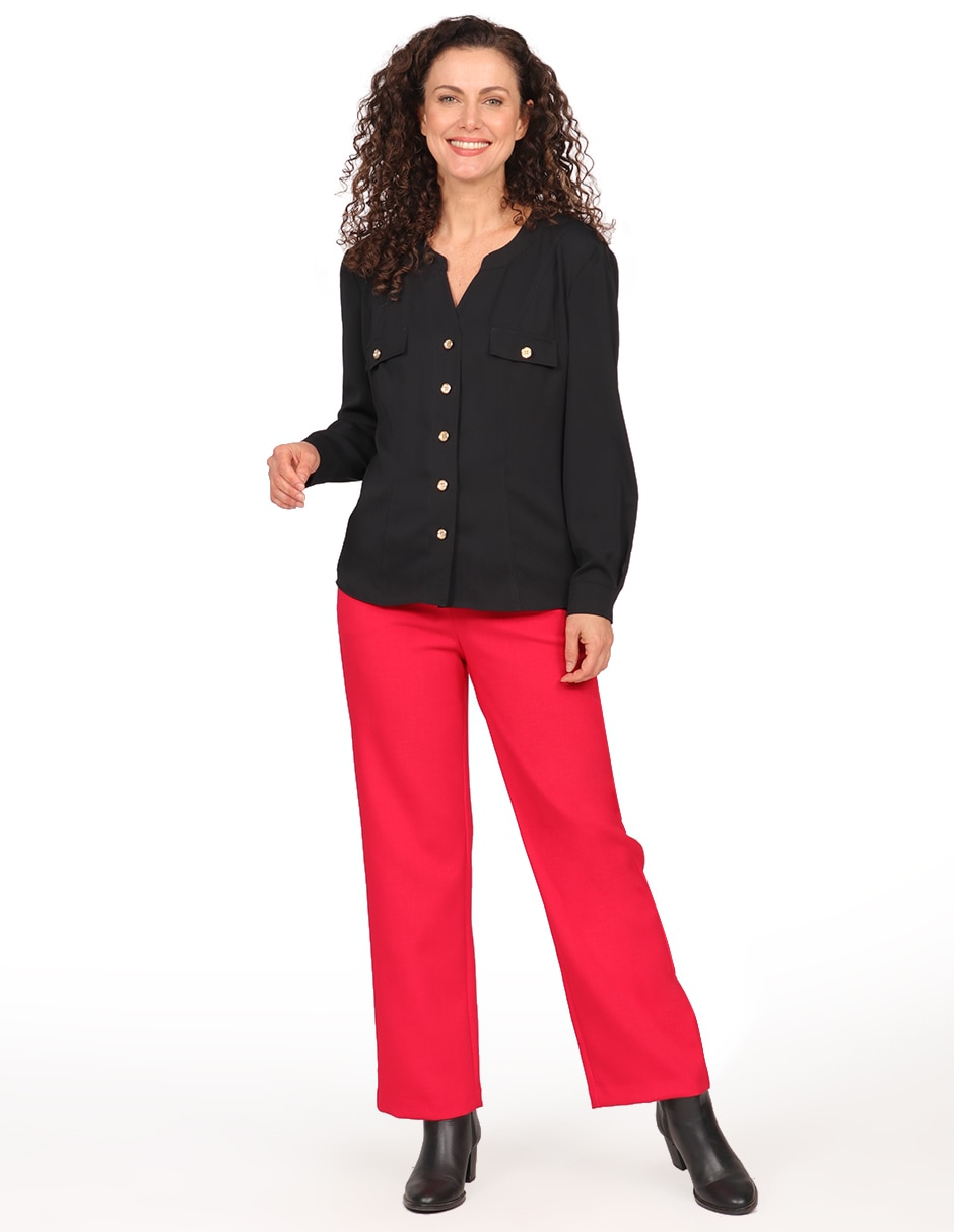 Blusa manga larga para mujer 2