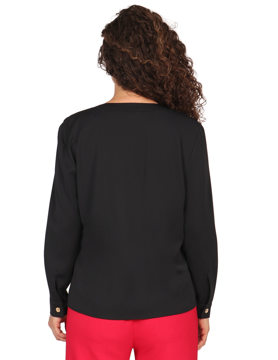 Blusa manga larga para mujer 6