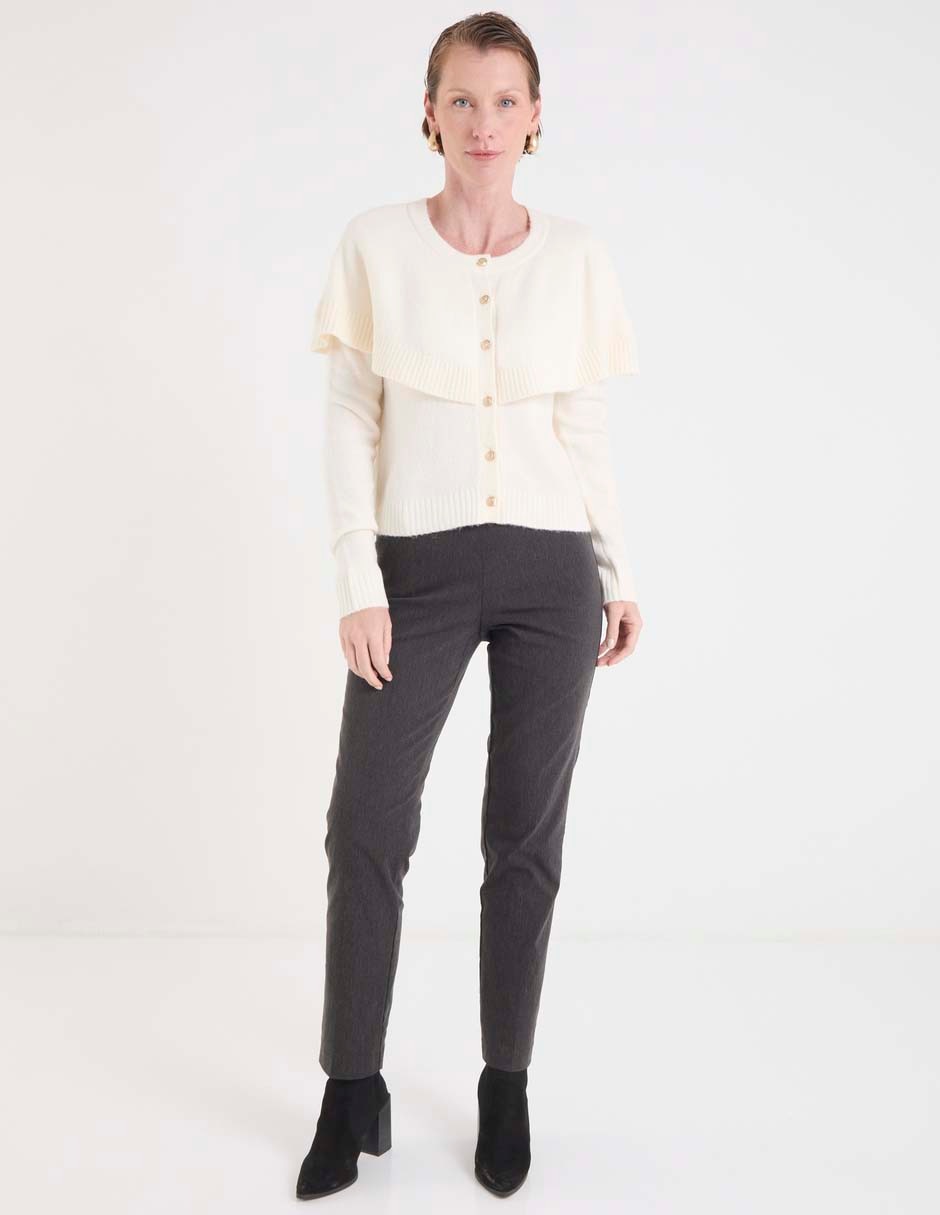Suéter cuello redondo para mujer 3