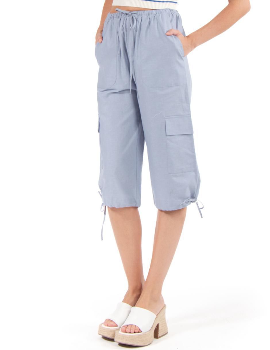 Pantalón capri straight para mujer Pantalón capri straight para mujer