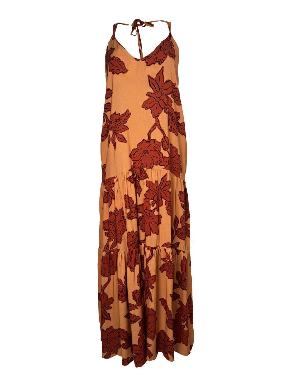 Vestido largo casual Rosso para mujer 2
