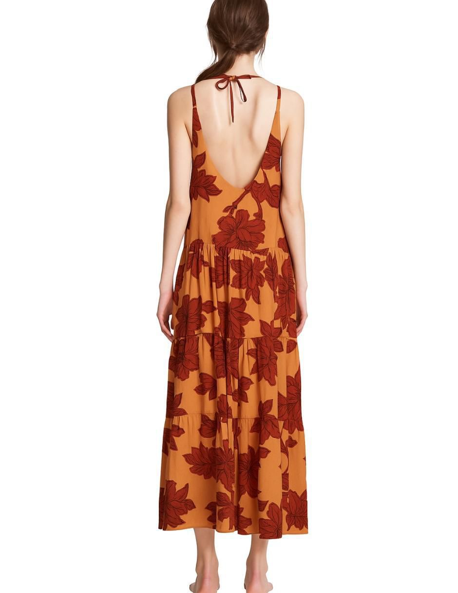 Vestido largo casual Rosso para mujer 3
