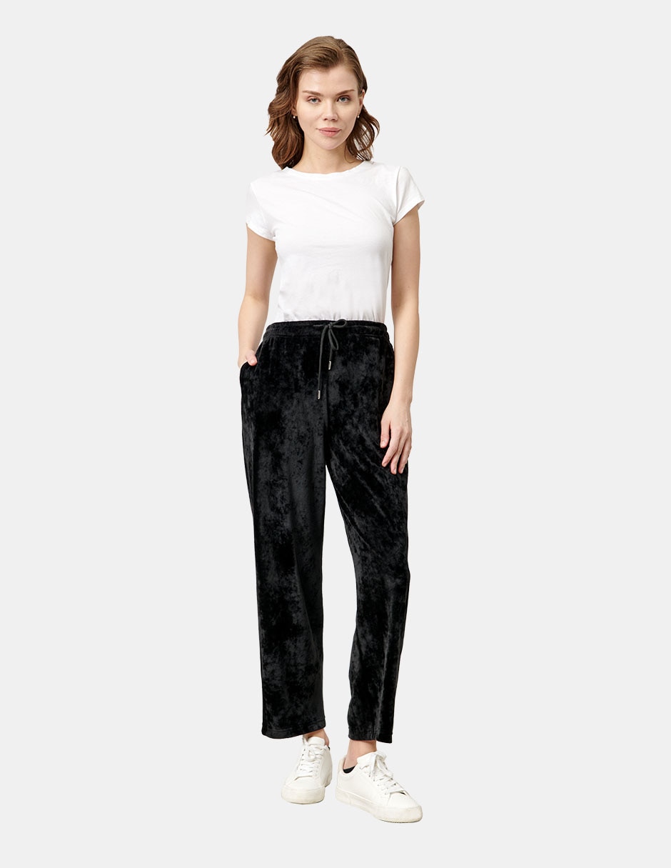 Pants regular con jareta para mujer 2