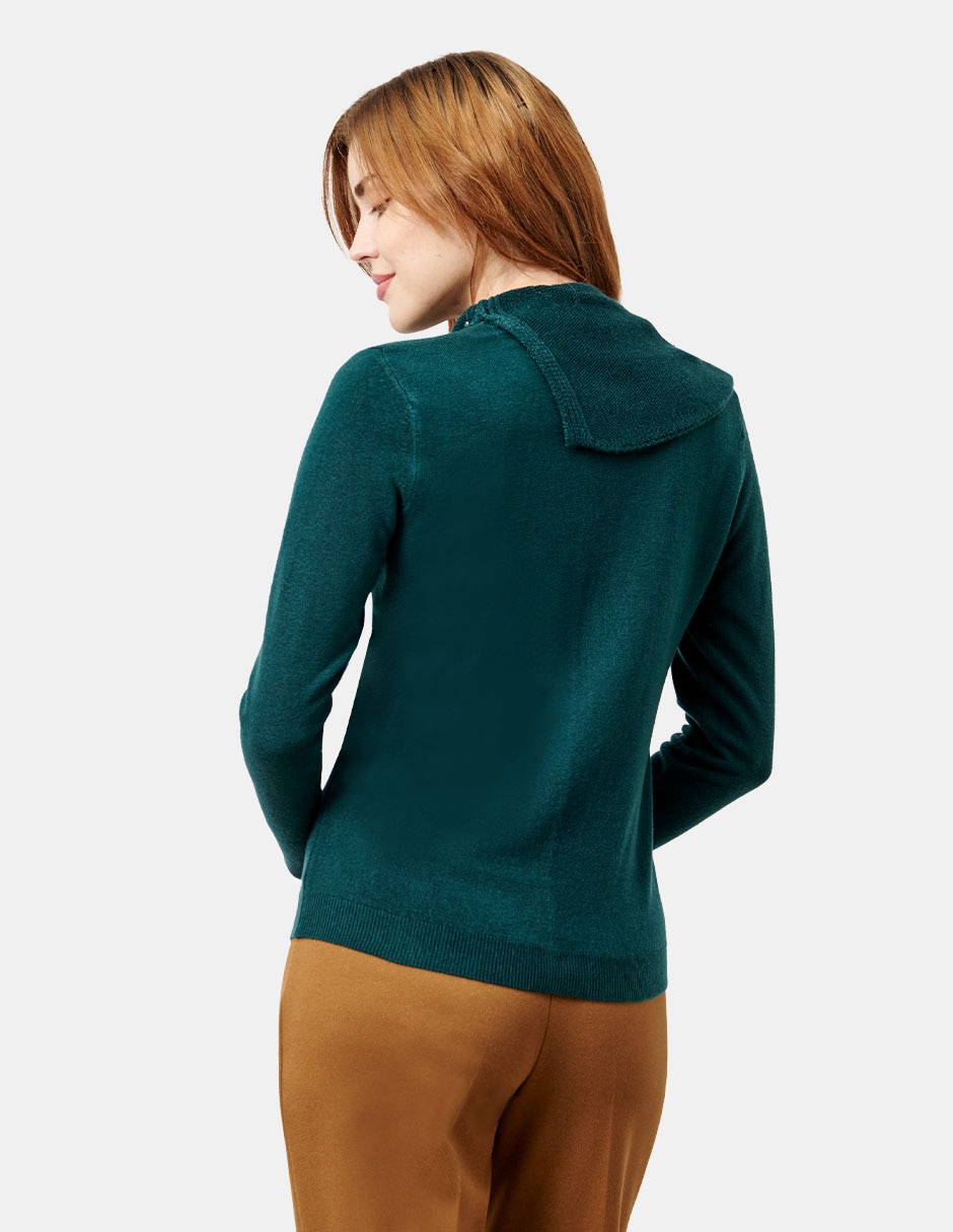 Suéter cuello asimétrico para mujer 3
