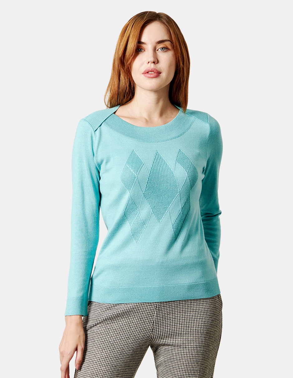 Blusa manga larga para mujer