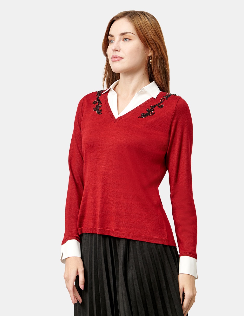 Blusa manga larga para mujer 3